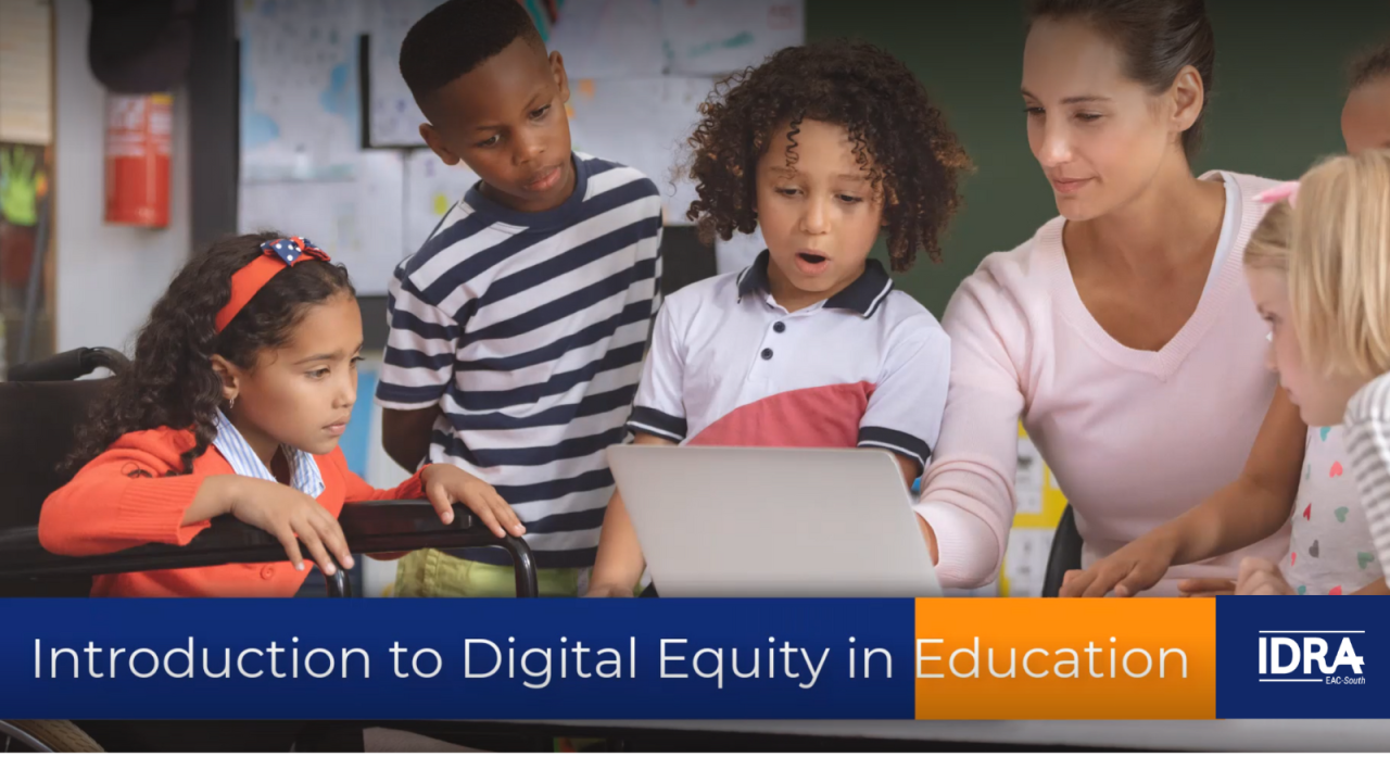 Equity why How to Support Digital Equity in Education