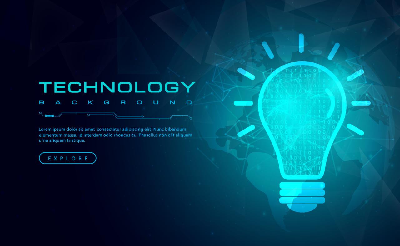 Digital technology creative mind idea business thinking green blue ... Creative Marketing Campaigns That Boost Jewelry Sales